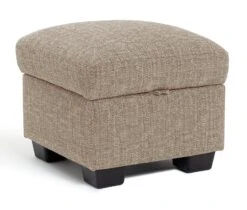 Habitat Lisbon Fabric Storage Footstool - Beige 10 Habitat Lisbon Fabric Storage Footstool - Beige -Habitat 2071130 R Z002A