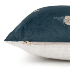 Habitat Gold Bee Printed Cushion - Teal - 43x43cm 11 Habitat Gold Bee Printed Cushion - Teal - 43x43cm -Habitat 2072610 R Z003A