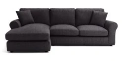 Habitat Lisbon Fabric Left Hand Corner Chaise Sofa- Charcoal 13 Habitat Lisbon Fabric Left Hand Corner Chaise Sofa- Charcoal -Habitat 2078092 R Z002A