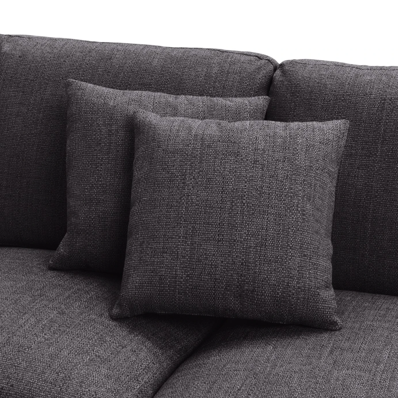 Habitat Lisbon Fabric Left Hand Corner Chaise Sofa- Charcoal 9 Habitat Lisbon Fabric Left Hand Corner Chaise Sofa- Charcoal - Image 7