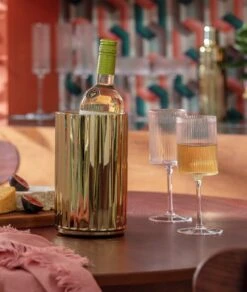 Habitat Gold Tone Wine Cooler -Habitat 2192057 R Z001C