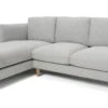 Habitat Salome Fabric Left Hand Corner Chaise Sofa - Grey -Habitat 2207351 R Z001A