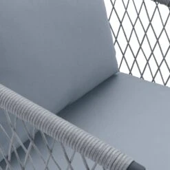 Habitat Somerset 2 Seater Rattan Effect Garden Bistro Set -Habitat 2254658 R Z007A