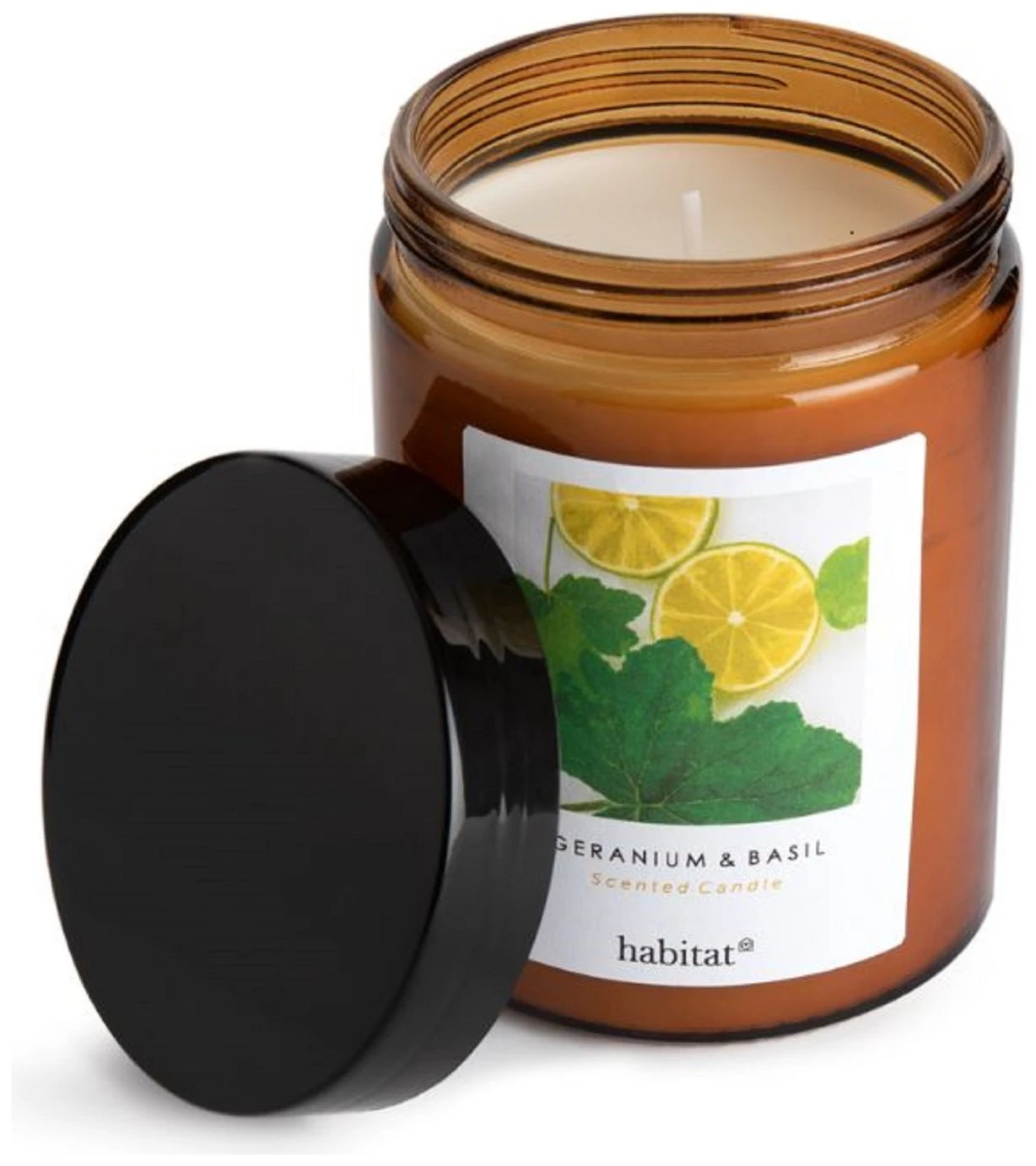 Habitat Scented Jar Candle - Geranium & Basil 3 Habitat Scented Jar Candle - Geranium & Basil