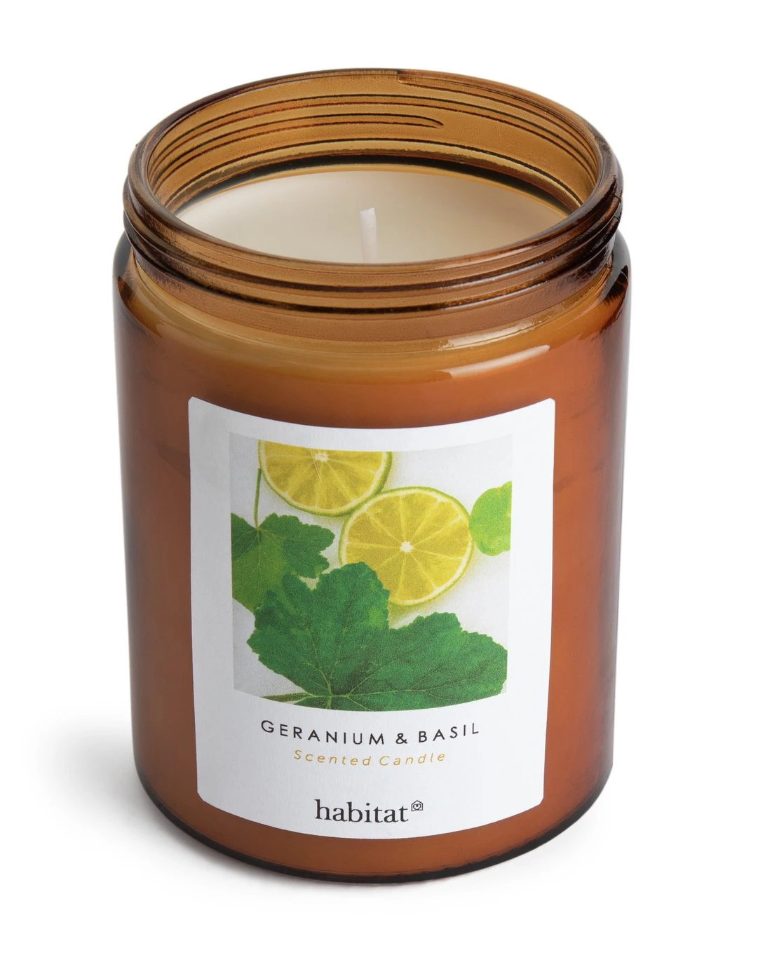 Habitat Scented Jar Candle - Geranium & Basil 5 Habitat Scented Jar Candle - Geranium & Basil - Image 3