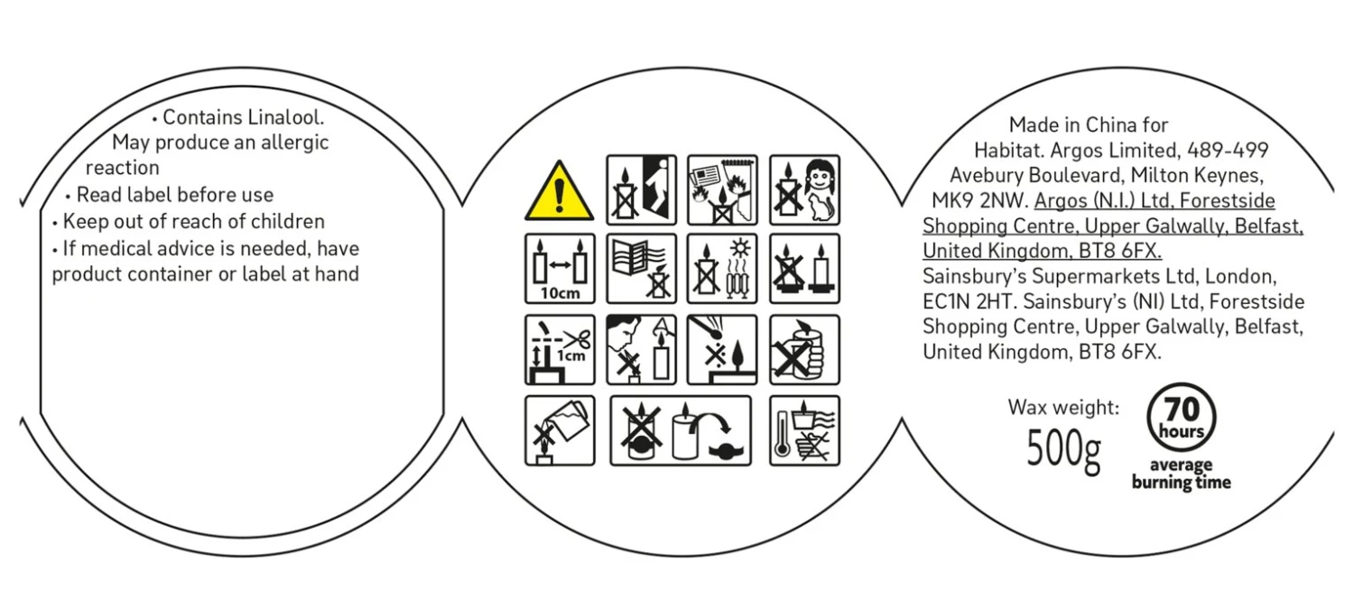 Habitat Scented Jar Candle - Geranium & Basil 7 Habitat Scented Jar Candle - Geranium & Basil - Image 5
