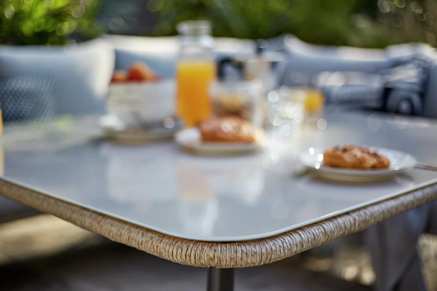 Habitat Malta 6 Seater Rattan Effect Garden Corner Sofa Set 8 Habitat Malta 6 Seater Rattan Effect Garden Corner Sofa Set - Image 6