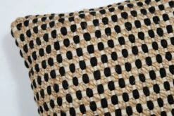 Habitat Jute Mono Check Cushion - Natural - 43X43cm 7 Habitat Jute Mono Check Cushion - Natural - 43X43cm -Habitat 2842596 R Z002A
