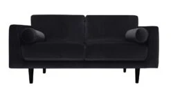 Habitat Jacob Fabric 3 Seater Sofa - Black