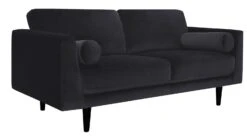 Habitat Jacob Fabric 3 Seater Sofa - Black 14 Habitat Jacob Fabric 3 Seater Sofa - Black -Habitat 2910208 R Z004A