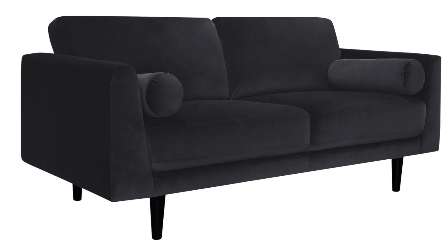 Habitat Jacob Fabric 3 Seater Sofa - Black 8 Habitat Jacob Fabric 3 Seater Sofa - Black - Image 6