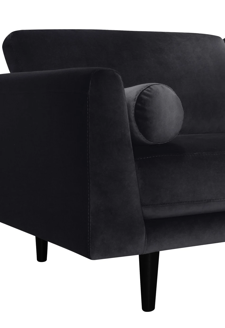 Habitat Jacob Fabric 3 Seater Sofa - Black 9 Habitat Jacob Fabric 3 Seater Sofa - Black - Image 7