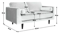 Habitat Jacob Fabric 3 Seater Sofa - Orange -Habitat 2910246 R E001