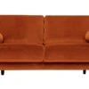Habitat Jacob Fabric 3 Seater Sofa - Orange -Habitat 2910246 R Z001A