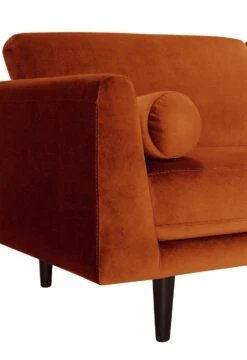 Habitat Jacob Fabric 3 Seater Sofa - Orange -Habitat 2910246 R Z006A