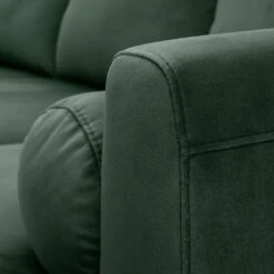 Habitat Jacob Velvet Left Hand Corner Sofa - Emerald Green -Habitat 2910356 R Z009A