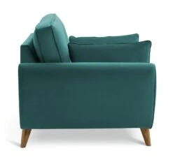 Habitat Iris Fabric Armchair - Teal 12 Habitat Iris Fabric Armchair - Teal -Habitat 2910576 R Z004A