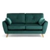 Habitat Iris Fabric 2 Seater Sofa - Teal 2 Habitat Iris Fabric 2 Seater Sofa - Teal -Habitat 2910655 R Z001A