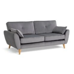 Habitat Iris Fabric 3 Seater Sofa - Grey 14 Habitat Iris Fabric 3 Seater Sofa - Grey -Habitat 2910710 R Z002A