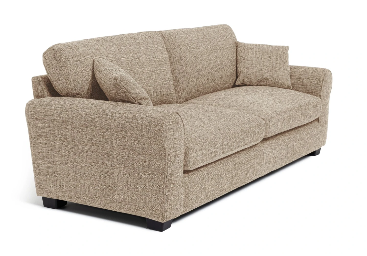 Habitat Lisbon Fabric 4 Seater Sofa - Beige 9 Habitat Lisbon Fabric 4 Seater Sofa - Beige - Image 7