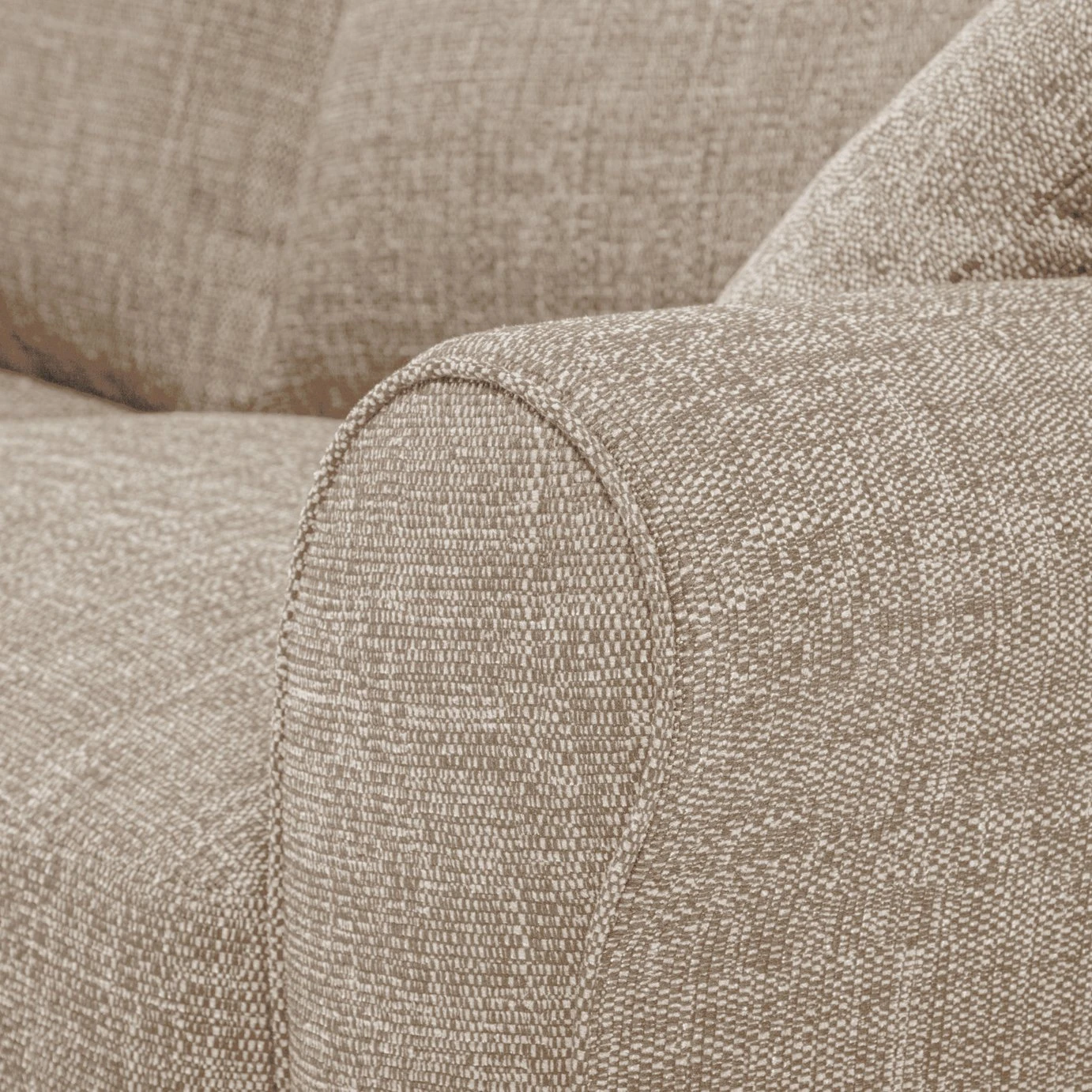 Habitat Lisbon Fabric 4 Seater Sofa - Beige 10 Habitat Lisbon Fabric 4 Seater Sofa - Beige - Image 8