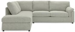 Habitat Florence Fabric Left Hand Corner Chaise Sofa - Cream -Habitat 3039535 R Z003A