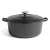 Habitat 5.3 Litre Cast Iron Casserole Dish - Black -Habitat 3065358 R Z001A