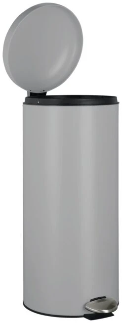 Habitat 30 Litre Round Kitchen Pedal Bin - Matt Grey 9 Habitat 30 Litre Round Kitchen Pedal Bin - Matt Grey -Habitat 3083952 R Z002A