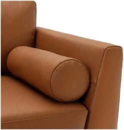 Habitat Jackson Leather Left Corner Chaise Sofa - Tan -Habitat 3102486 R Z009A