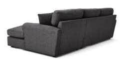 Habitat Lisbon Fabric Right Hand Corner Chaise Sofa-Charcoal -Habitat 3154173 R Z004A