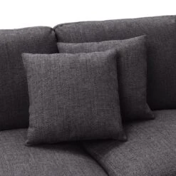 Habitat Lisbon Fabric Right Hand Corner Chaise Sofa-Charcoal -Habitat 3154173 R Z009A