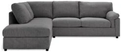 Habitat Florence Fabric Left Hand Corner Chaise Sofa - Grey -Habitat 3200584 R Z003A