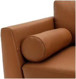 Habitat Jackson Leather Right Corner Chaise Sofa - Tan -Habitat 3247097 R Z009A