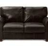 Habitat Salisbury Leather 2 Seater Sofa - Chocolate