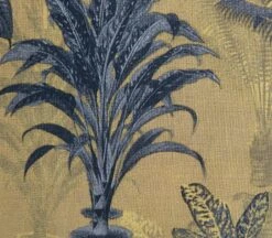 Habitat Palm Floral Print Mustard Bedding Set - Single -Habitat 3344457 R B001