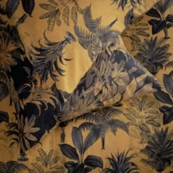 Habitat Palm Floral Print Mustard Bedding Set - Single -Habitat 3344457 R Z002C
