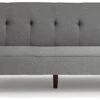 Habitat Odeon 2 Seater Fabric Clic Clac Sofa Bed - Grey -Habitat 3367180 R Z001A