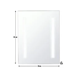 Habitat Abraham LED Bathroom Mirror -Habitat 3371822 R Z020A
