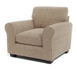 Habitat Lisbon Fabric Armchair - Beige -Habitat 3372357 R Z002A