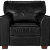 Habitat Salisbury Leather Armchair - Black -Habitat 3384400 R Z001A
