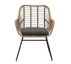 Habitat Ross Rattan Effect Garden Chair - Natural -Habitat 3412688 R Z002A