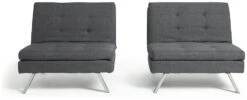 Habitat Duo 2 Seater Clic Clac Sofa Bed - Charcoal -Habitat 3432022 R Z006A