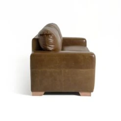 Habitat Eton Leather 3 Seater Sofa - Tan -Habitat 3433454 R Z004A