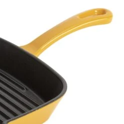 Habitat Global 23cm Cast Iron Griddle Pan - Yellow -Habitat 3449682 R Z003A