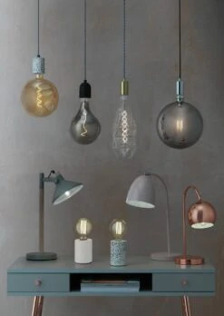 Habitat Pendant Ceiling Light - Matte Black & Herringbone -Habitat 3449802 R Z005C