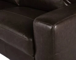 Habitat Salisbury Leather 3 Seater Sofa - Chocolate -Habitat 3553516 R Z006A