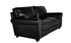 Habitat Salisbury Leather 3 Seater Sofa - Black -Habitat 3568604 R Z004A
