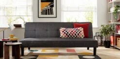 Habitat Patsy 2 Seater Clic Clac Sofa Bed - Charcoal -Habitat 3578704 R Z001C