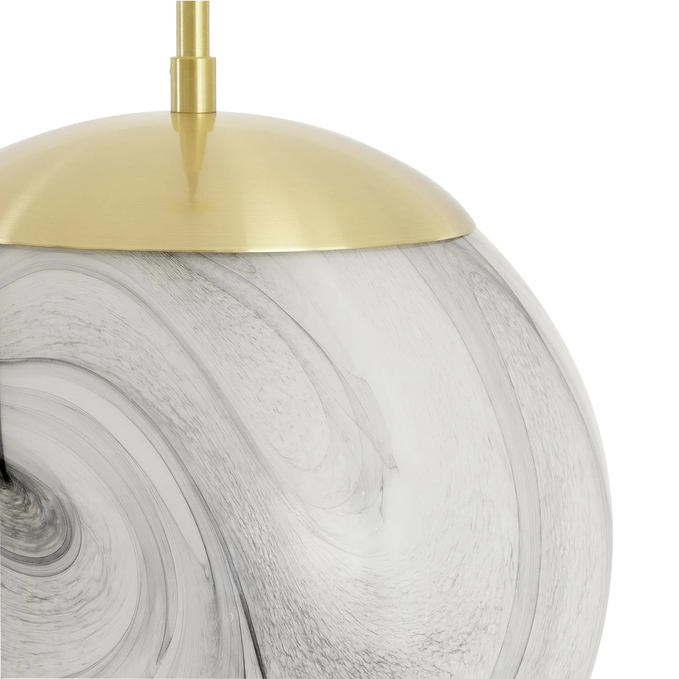 Habitat Tires Alabaster Ceiling Pendant Light -Brushed Brass 5 Habitat Tires Alabaster Ceiling Pendant Light -Brushed Brass - Image 3