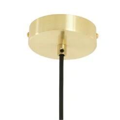 Habitat Tires Alabaster Ceiling Pendant Light -Brushed Brass 12 Habitat Tires Alabaster Ceiling Pendant Light -Brushed Brass -Habitat 4075990 R Z004A